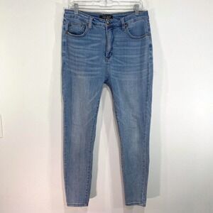 Judy Blue Womens Jeans Size 32 Light Wash‎ Denim Straight Slim Stretch